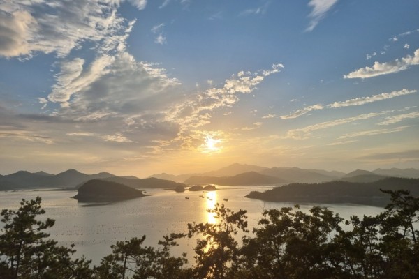 바이크타고 진도까지 왔네요