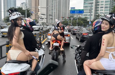 2023년 여름 강남비키니 오토바이 사건 닌자 본인입니다