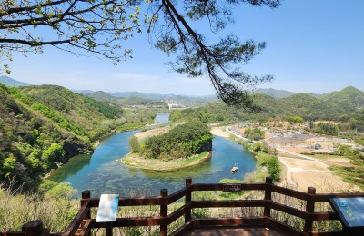 영월의 한반도지형 입니다