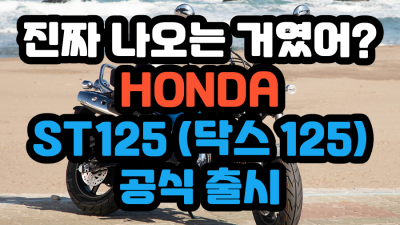 드디어 출시, HONDA ST125 (닥스125)